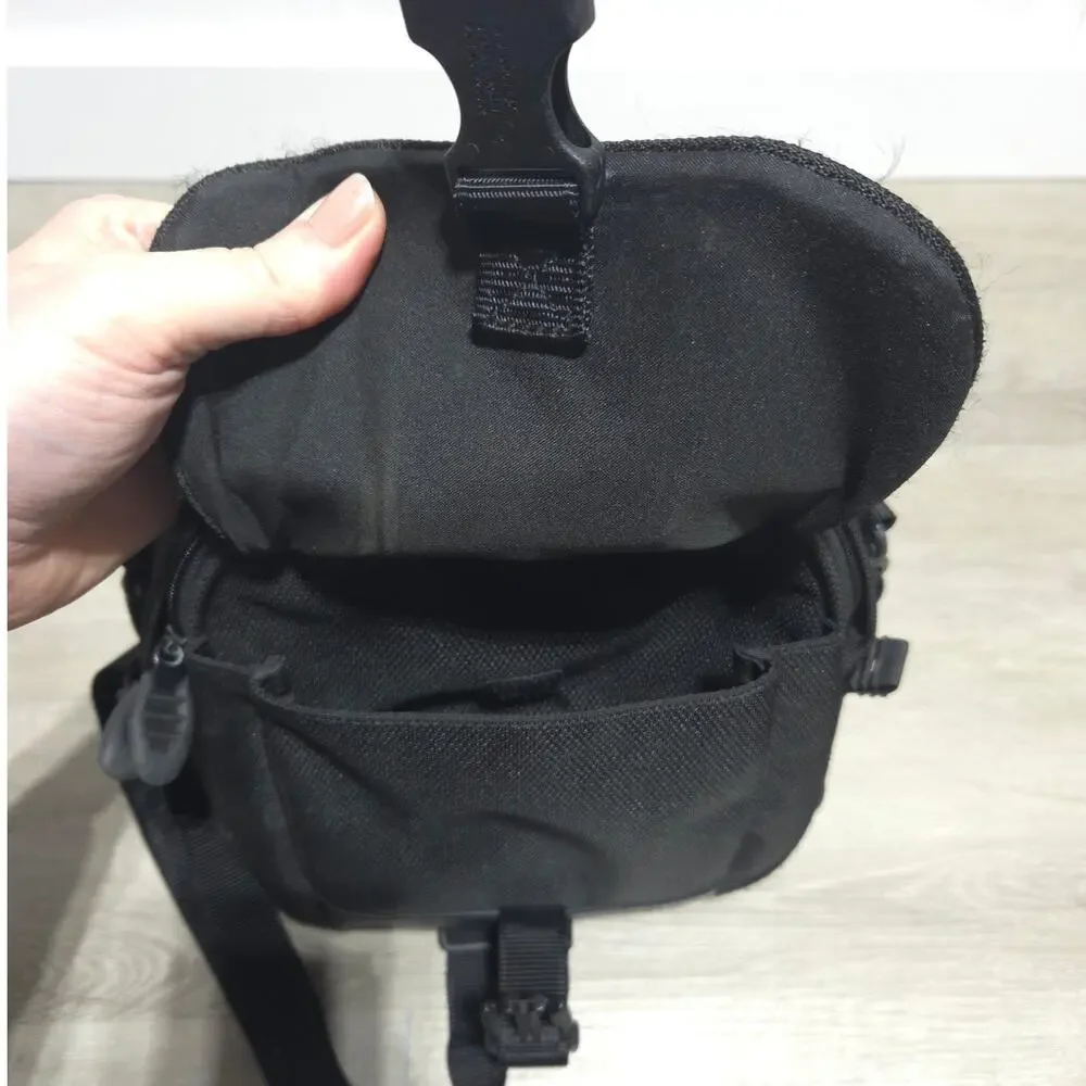 TUMI T2 Black Ballistic Nylon Small Shoulder Bag Camera Bag